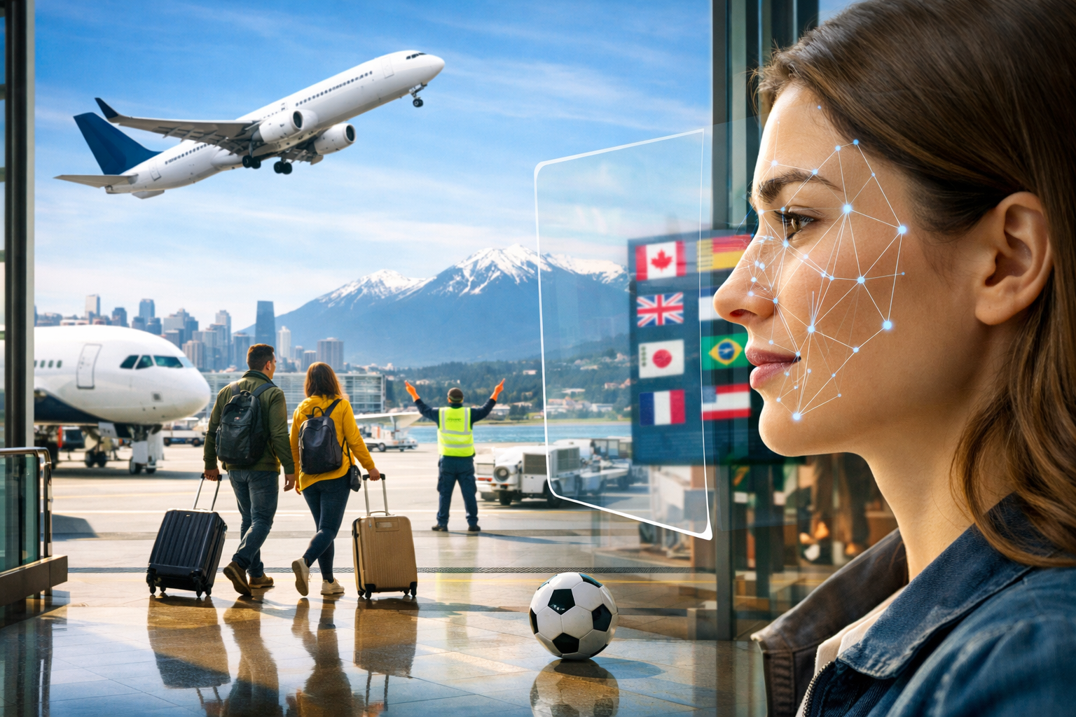 Aeroporto de Vancouver terá operação reforçada e tecnologia facial na Copa do Mundo FIFA 2026